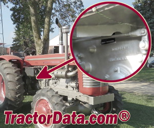 Massey Ferguson 97 serial number location