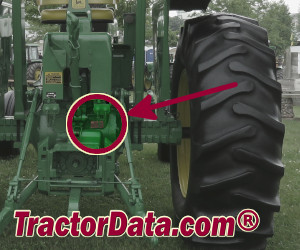 John Deere 4320 serial number location