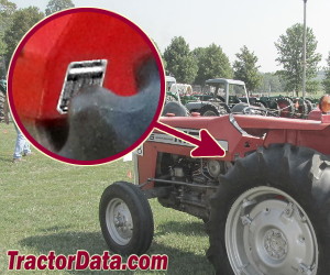 Massey Ferguson 235 serial number location