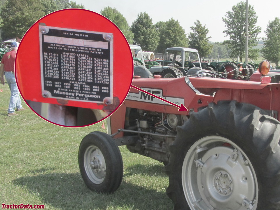 thumbnail image 2 of Massey Ferguson 235 MF Tractor Aftermarket Decal Sticker Set – Aufkleber / Adesivo 2 of 6