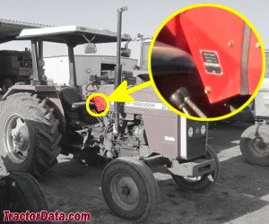 Massey Ferguson 261 serial number location