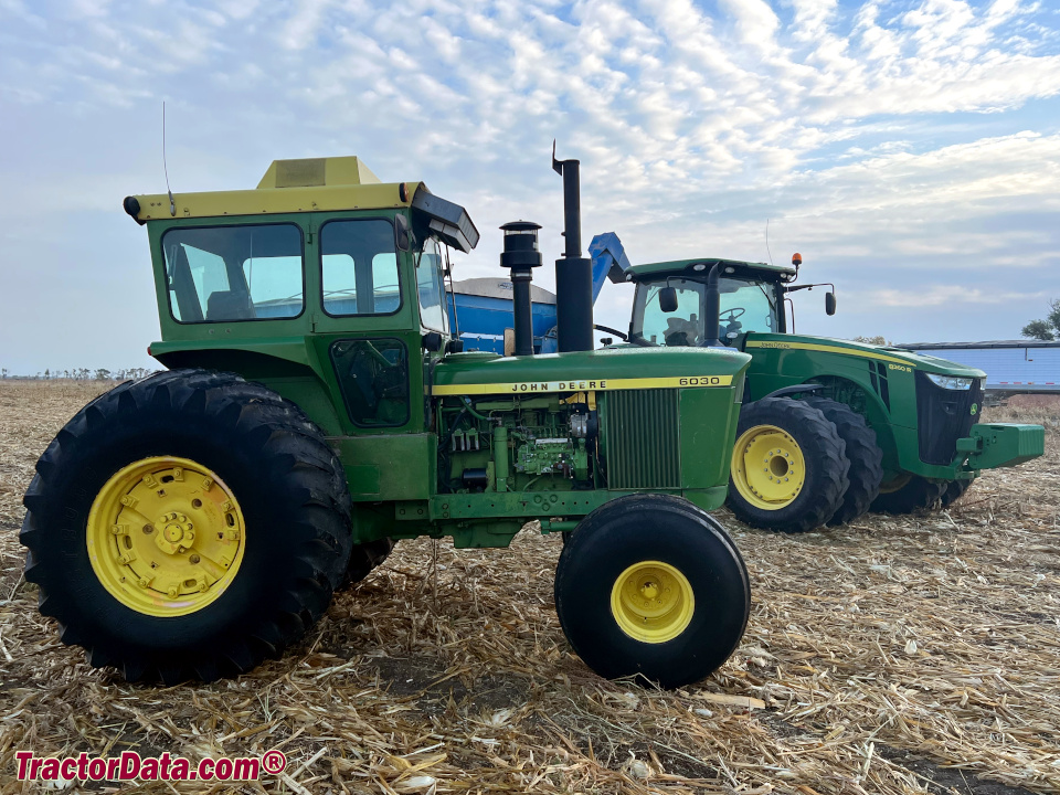 John Deere 6030 and 8260R.