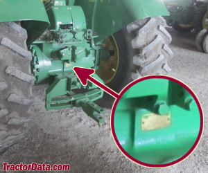 John Deere 6030 serial number location