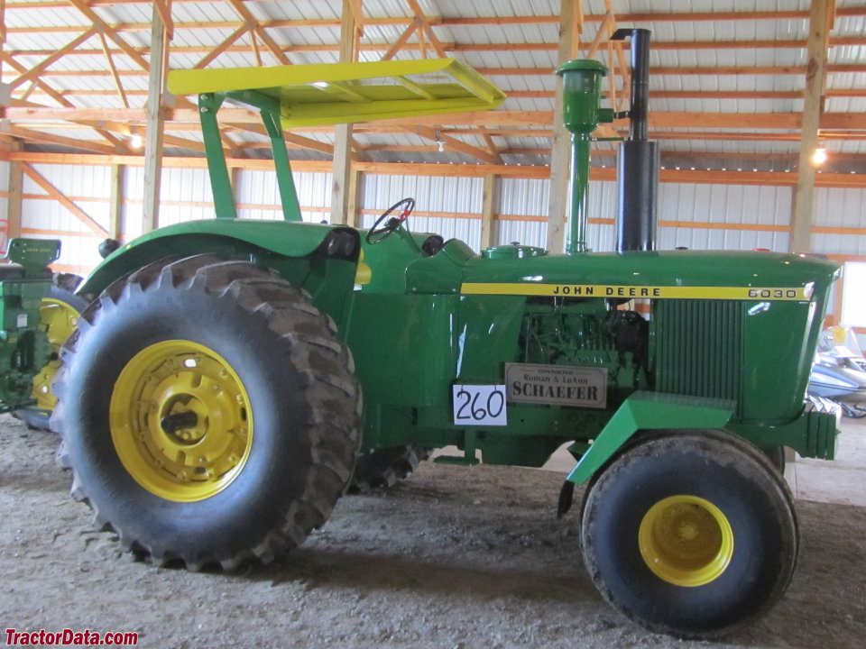 John Deere 6030 with ROPS.