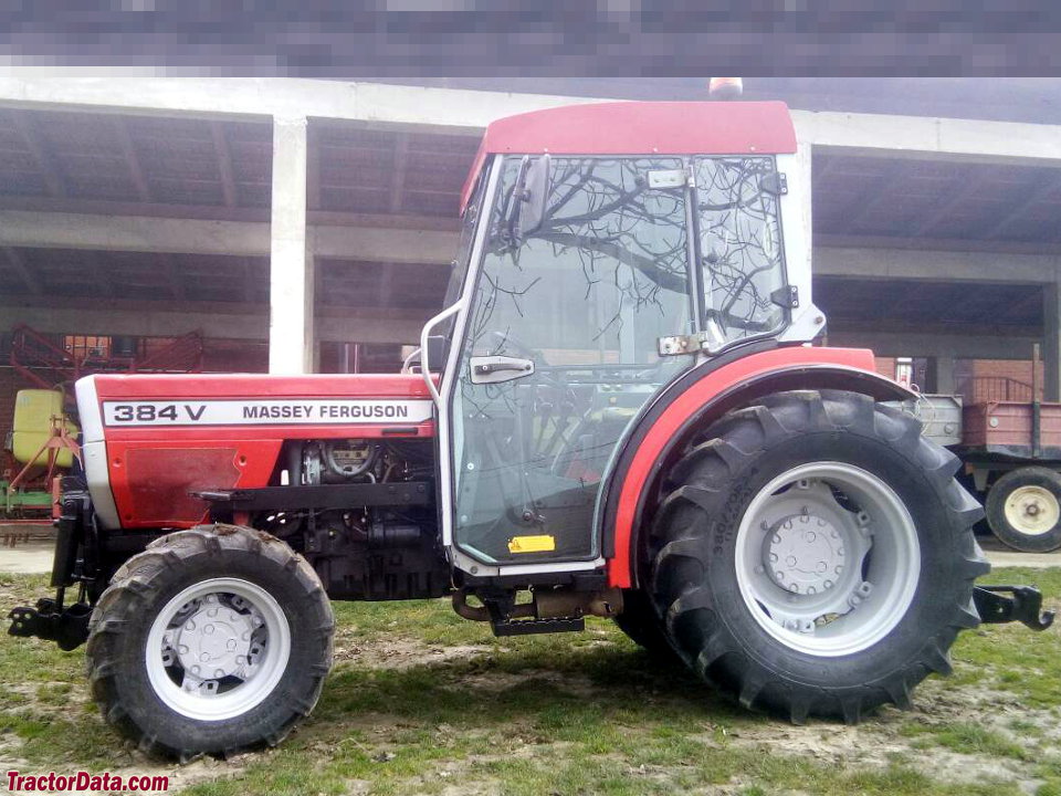 Massey Ferguson 384V, left side.