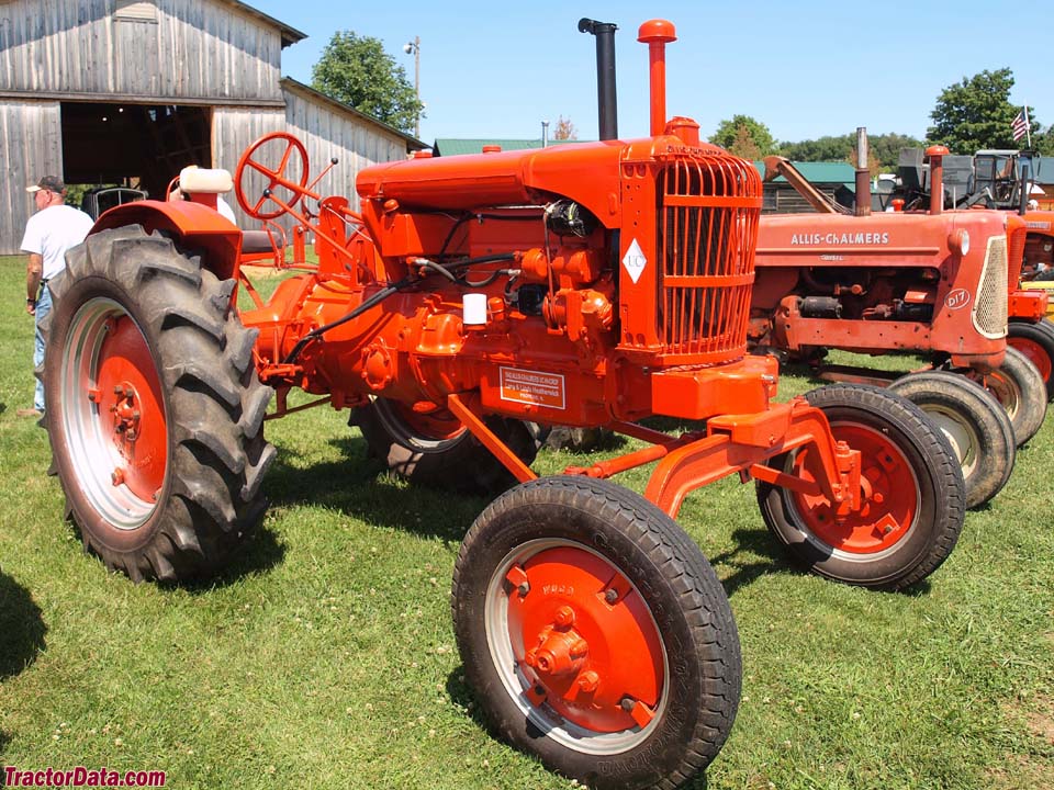 Allis-Chalmers UC with high-clearance axle.