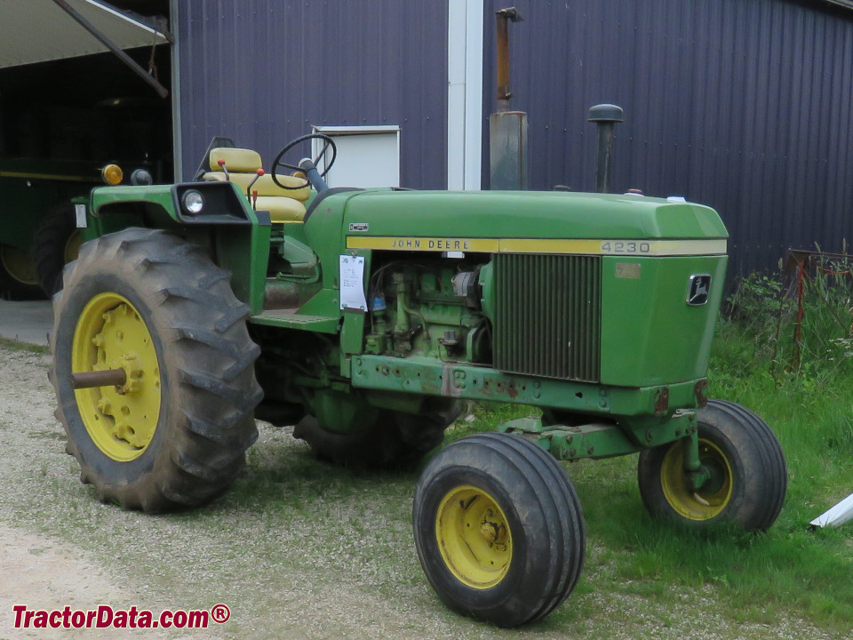 John Deere 4230 with gasoline engine.