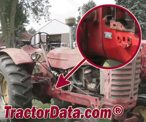 Massey-Harris 444 serial number location