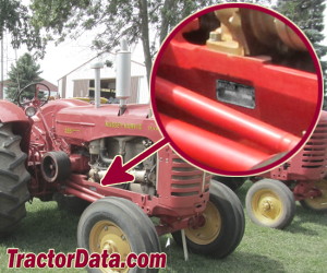 Massey-Harris 555 serial number location