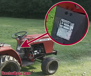 Massey Ferguson 1010 serial number location