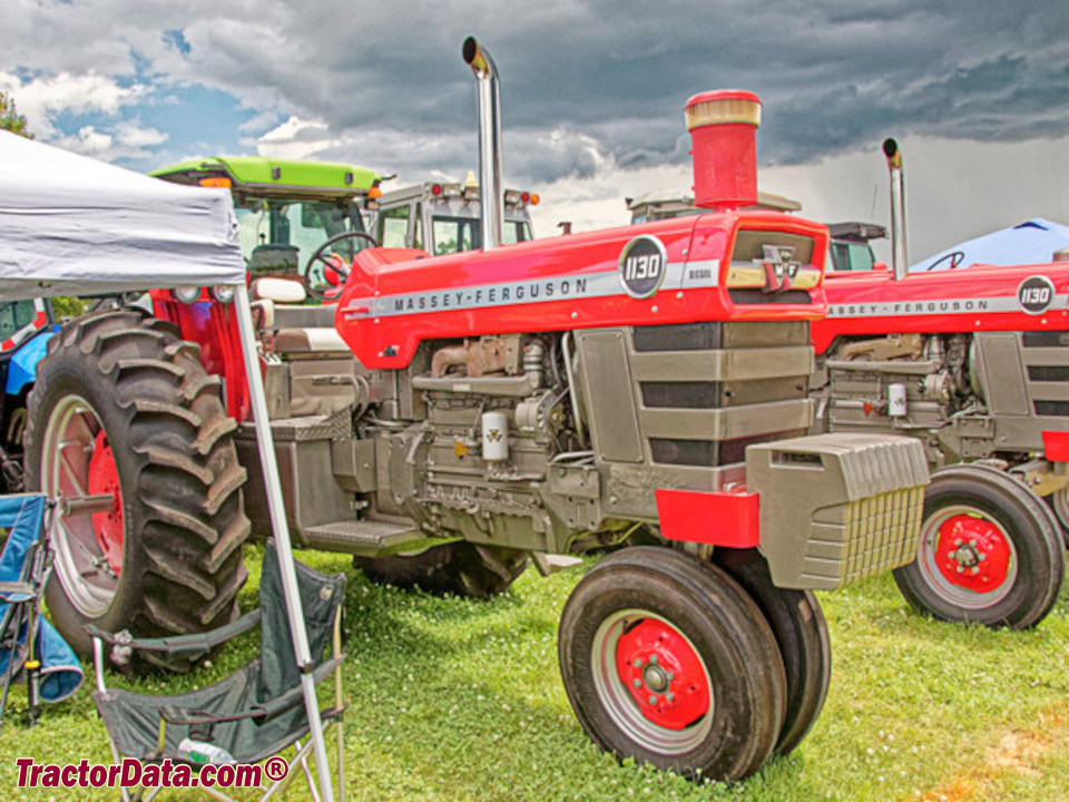 1968 Massey Ferguson 1130 with tricycle front end.