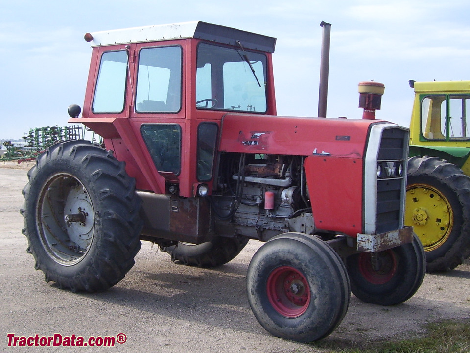 Massey Ferguson 1135 row-crop tractor.