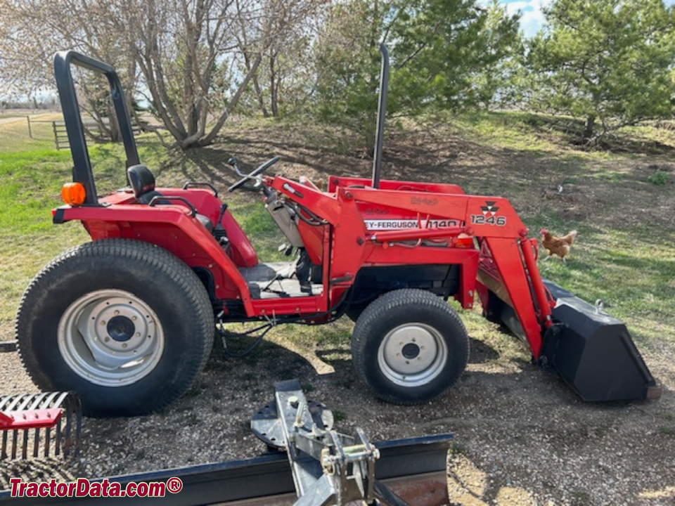 Massey Ferguson 1140 compact utility tractor.