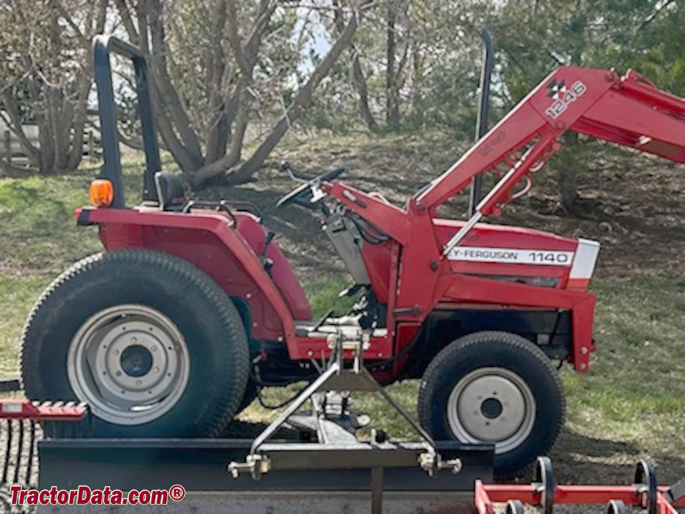 Massey Ferguson 1140 with 1246 front-end loader.