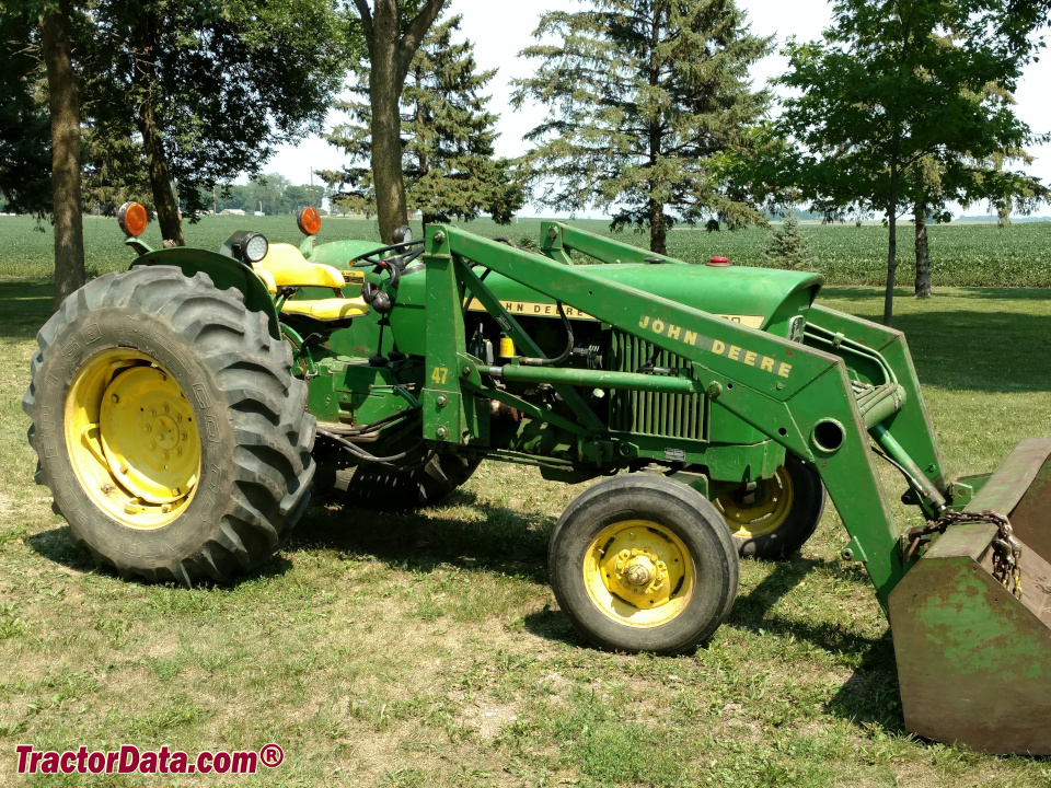 US model John Deere 2030 tractor with 47 front-end loader.