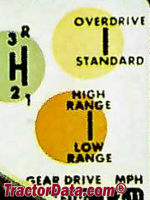 Massey Ferguson 1800 transmission controls