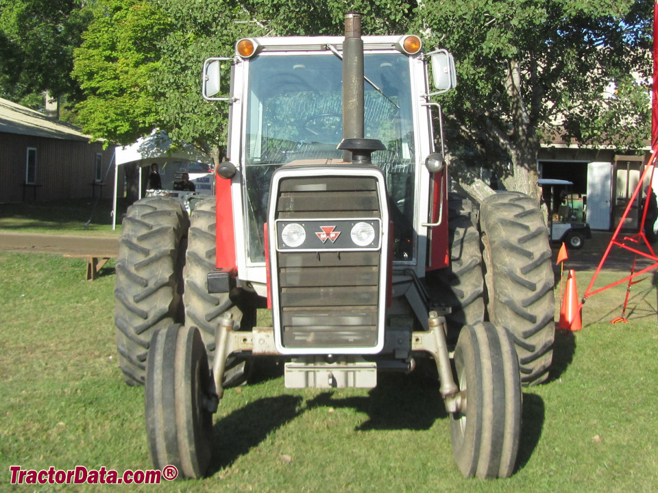 Massey Ferguson 2705 row-crop tractor.