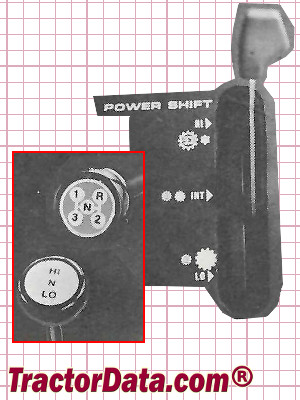 Massey Ferguson 4800 transmission controls