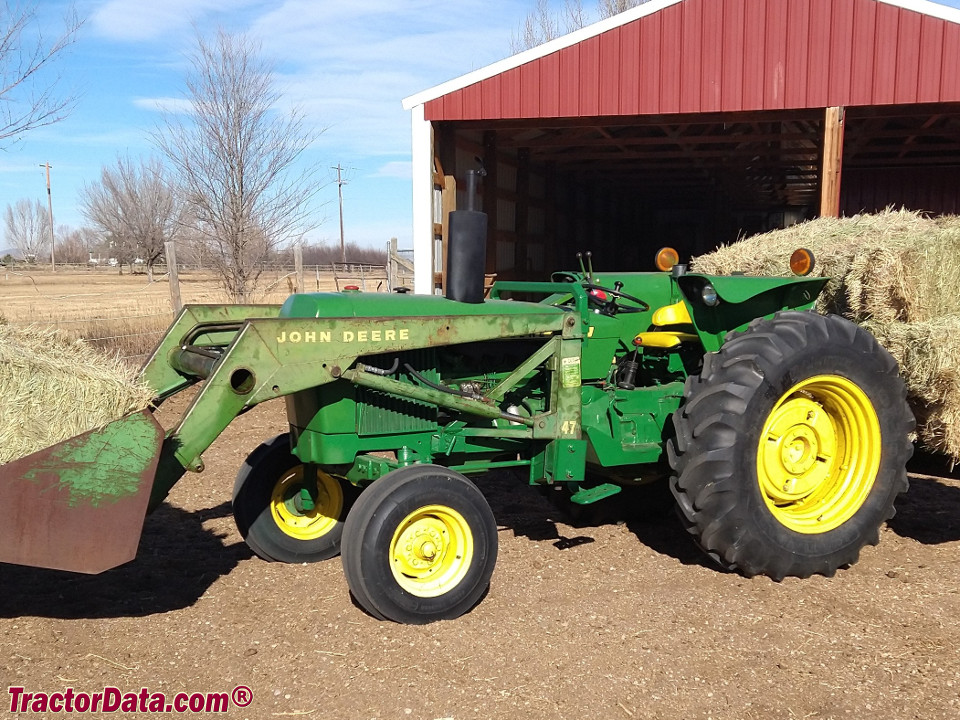 John Deere 2440 with model 47 front-end loader.