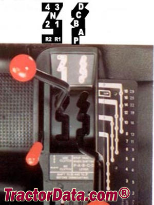 John Deere 4040 transmission controls