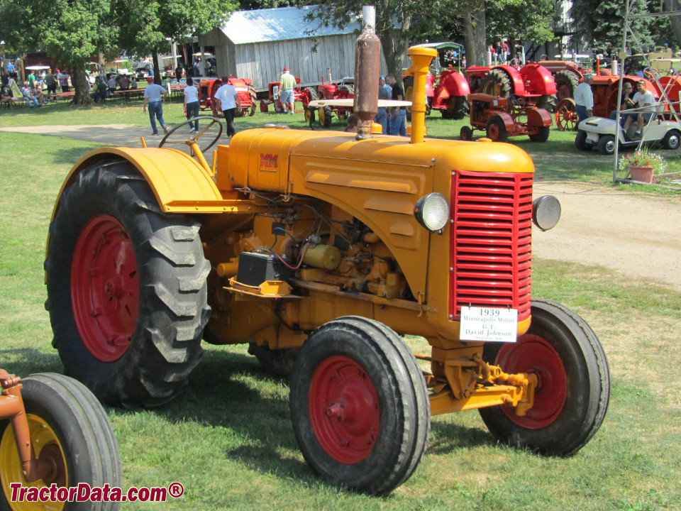 Minneapolis-Moline GT tractor, right side.