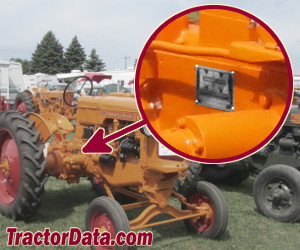 Minneapolis-Moline RTS serial number location