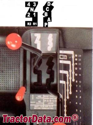John Deere 4640 transmission controls