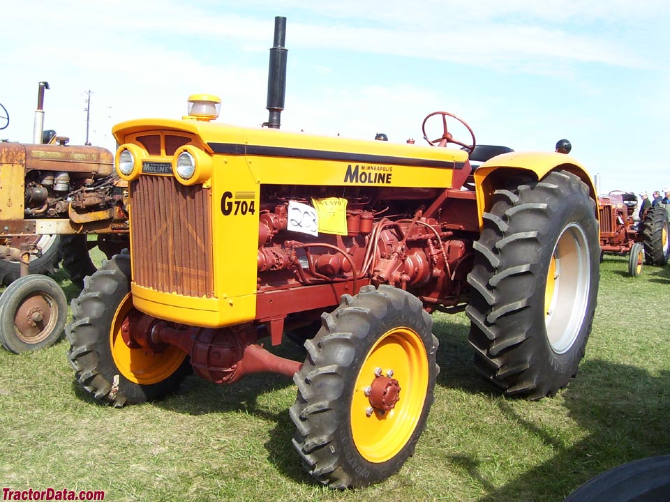 Minneapolis-Moline G-704 diesel in Energy Yellow.