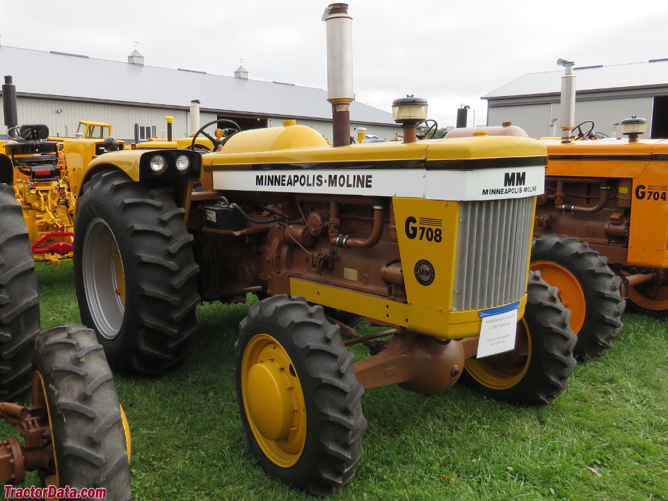 Minneapolis-Moline G-708 with LP-gas engine.