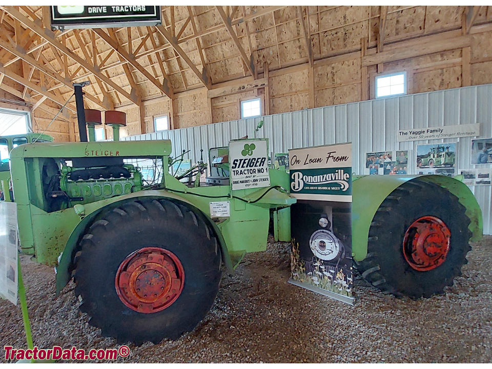 Steiger Number 1 four-wheel drive tractor.