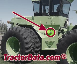 Steiger Cougar II ST-300 serial number location