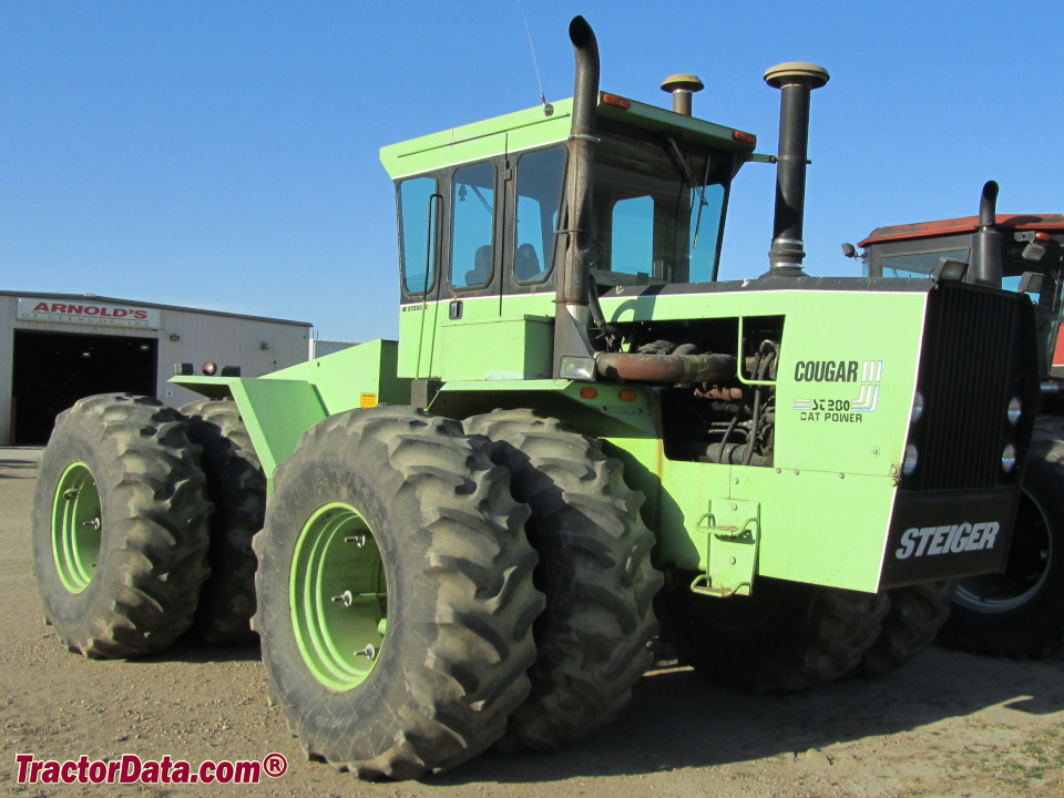 Steiger Cougar III ST-280 four-wheel drive tractor.