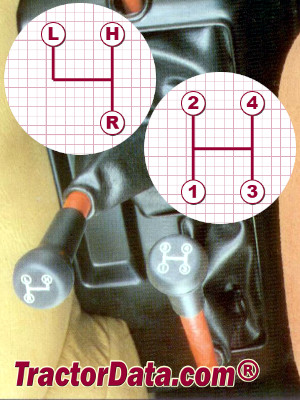 CaseIH 485 transmission controls