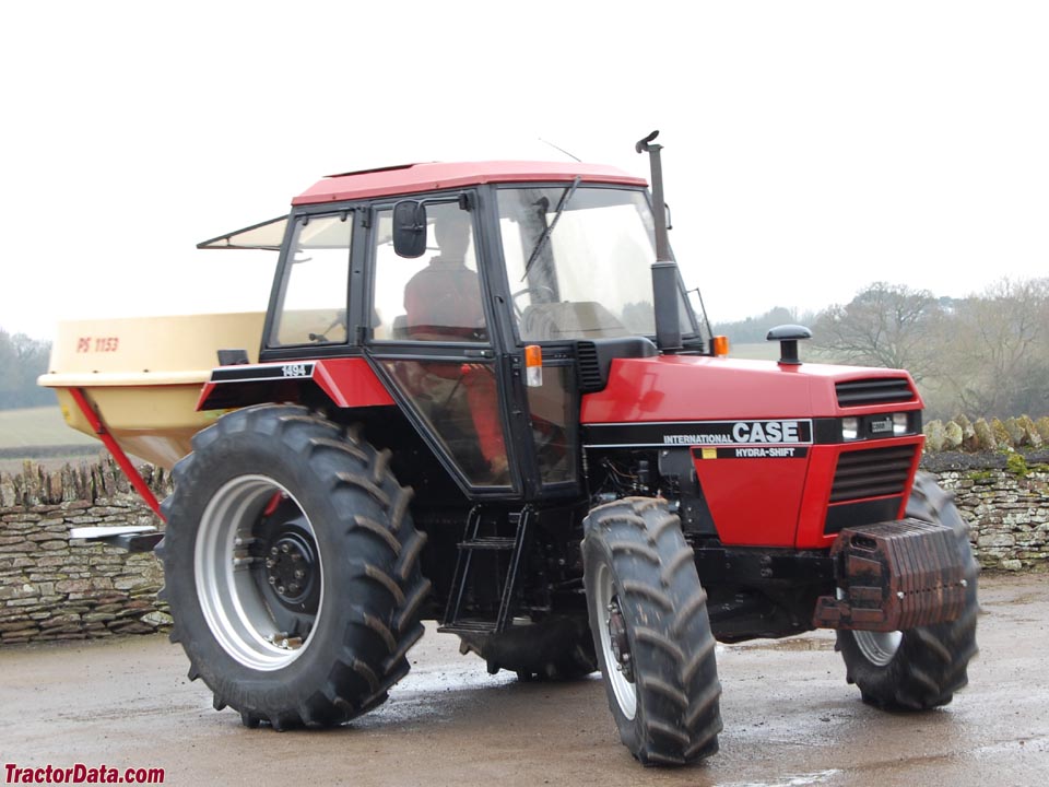 Case IH 1494 with cab, right side.