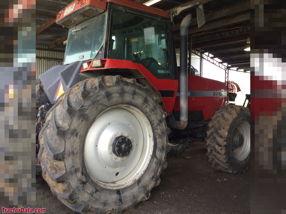 Case IH 8910 with four-wheel drive.