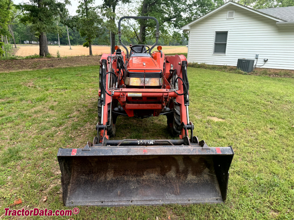 Kubota L3710HST with Woods loader.