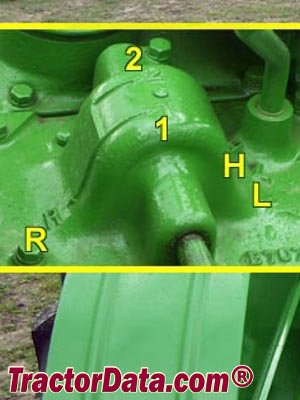 John Deere BR transmission controls