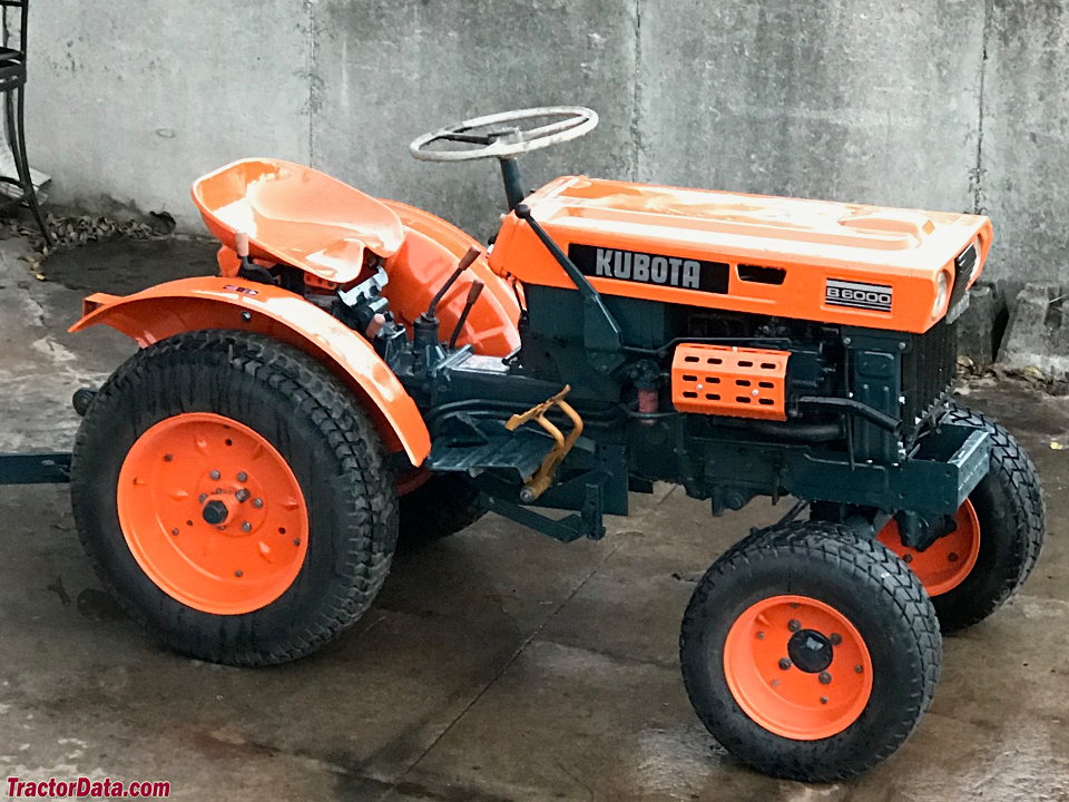 Two-wheel drive Kubota B6000.