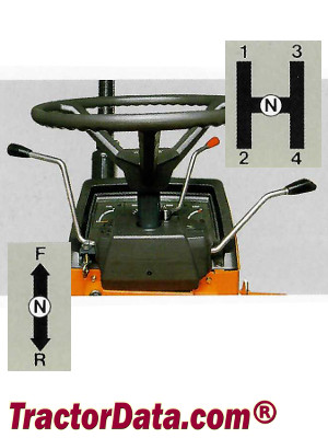 Kubota L2250 transmission controls