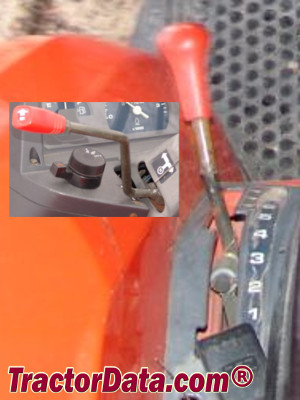 Kubota L3600 transmission controls