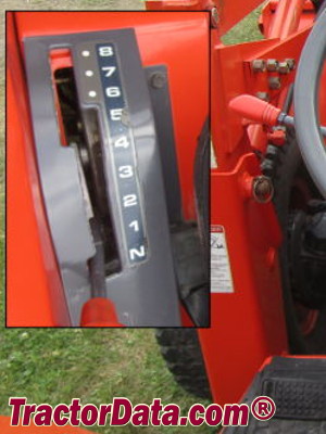 Kubota L4200 transmission controls