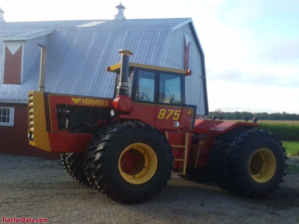 Versatile 875, left side.