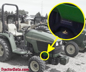 John Deere 4410 serial number location