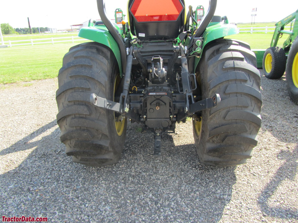 John Deere 3720 with ROPS and loader.