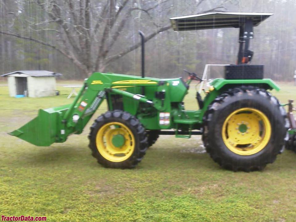 John Deere 5303 with model 522 front-end loader.