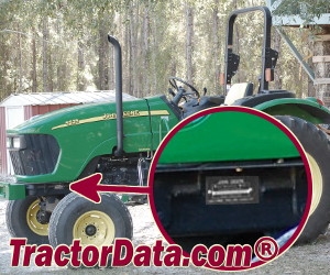 John Deere 5325 serial number location