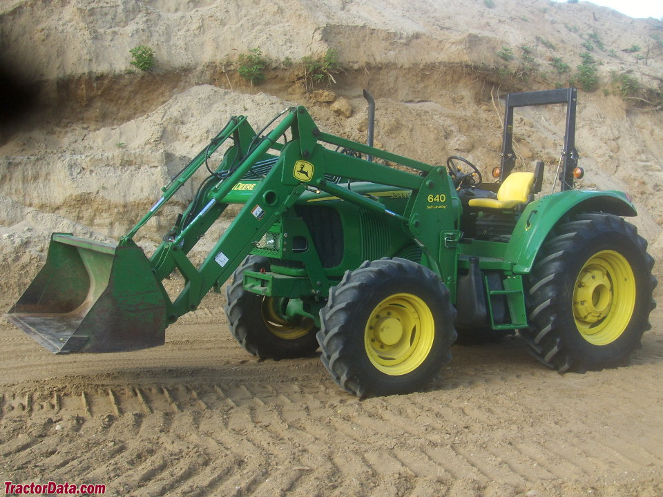 John Deere 6415, left side.