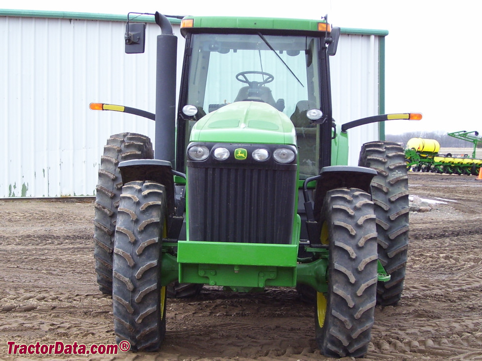John Deere 8320 row-crop tractor.