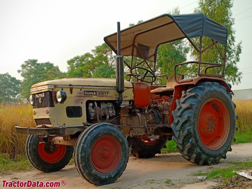 HMT 3511 tractor built in India by HMT, under license from Zetor.