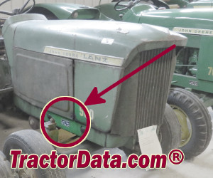 Lanz 500 serial number location